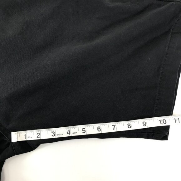Volcom Vmonty Flat Front Chino Shorts Men's Size 34 Black Pockets Casual Outdoor - Picture 9 of 12
